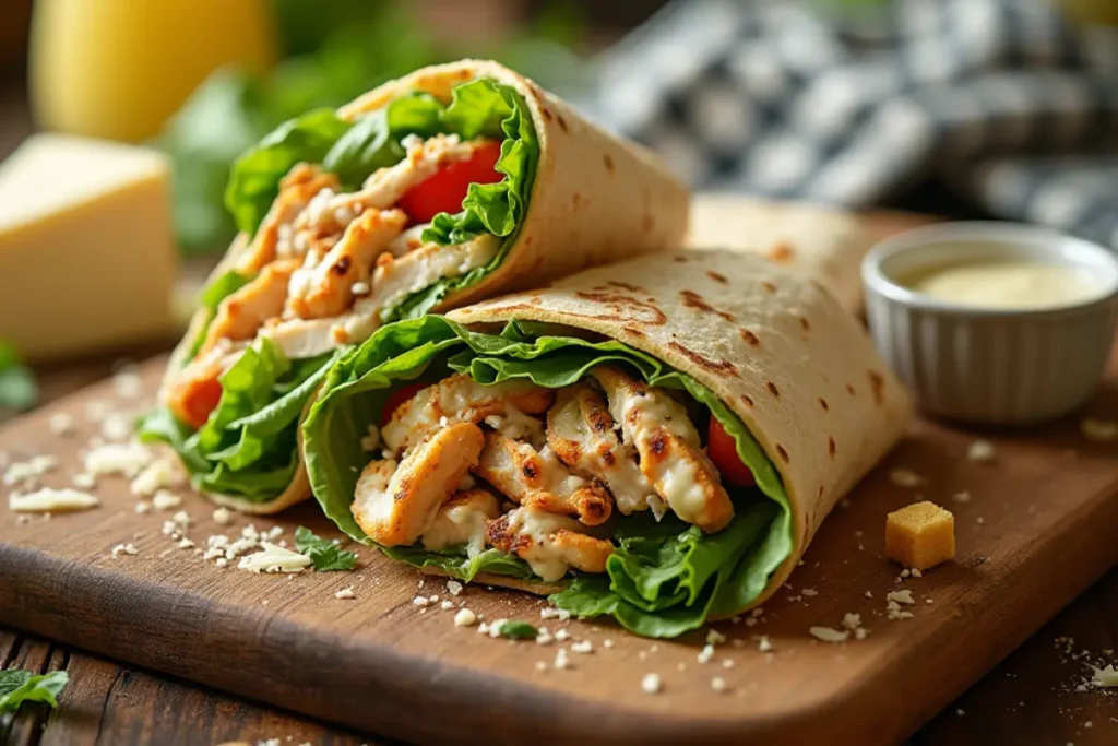  chicken caesar wrap