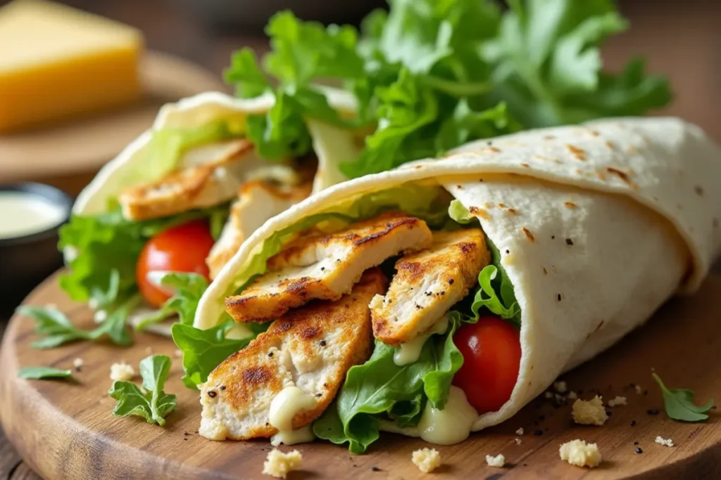  chicken caesar wrap