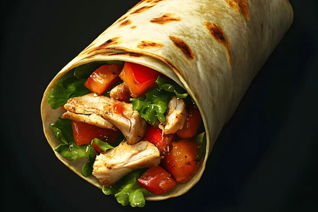  chicken caesar wrap