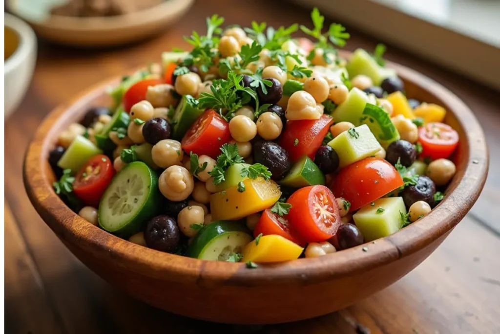 dense bean salad recipe