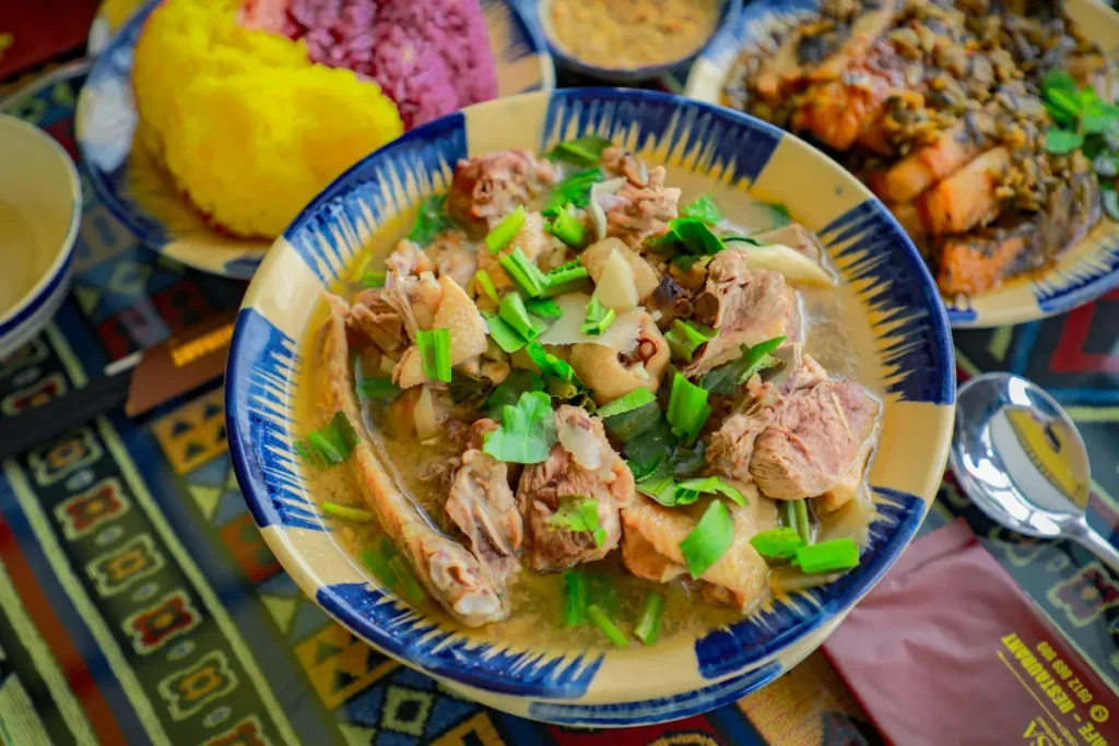 Chicken poblano soup