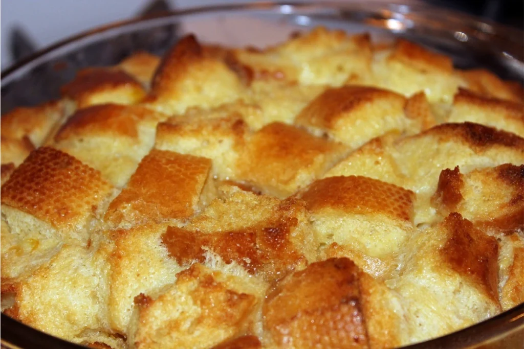 caramel apple bread pudding