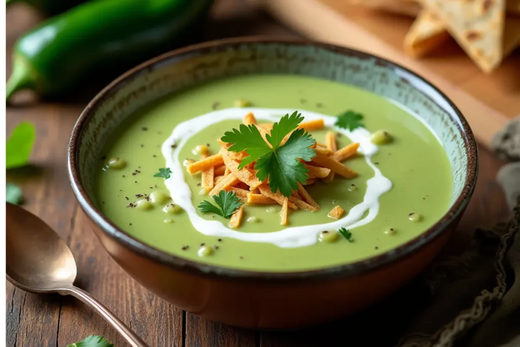 poblano pepper soup