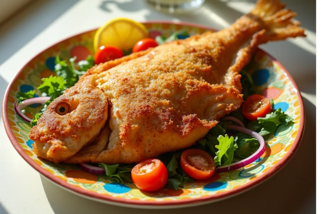 Crispy fried fish