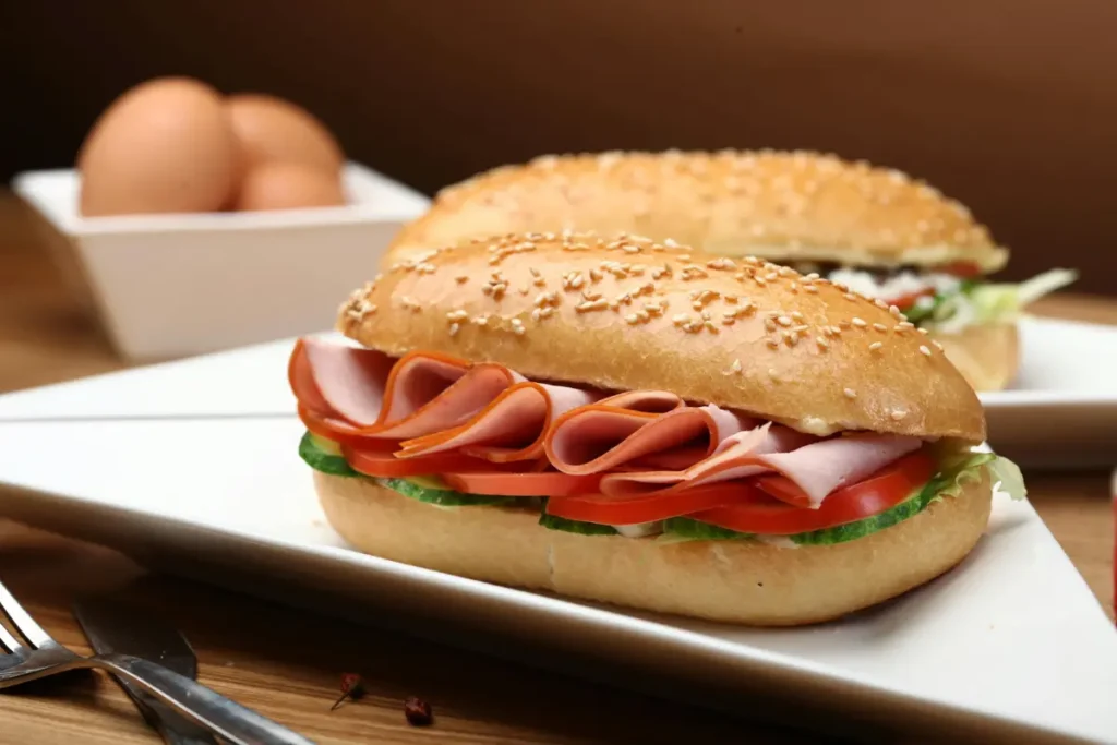 tomato mozzarella sandwich