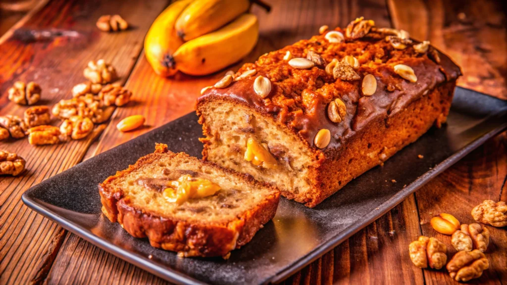 date and walnut loaf cake