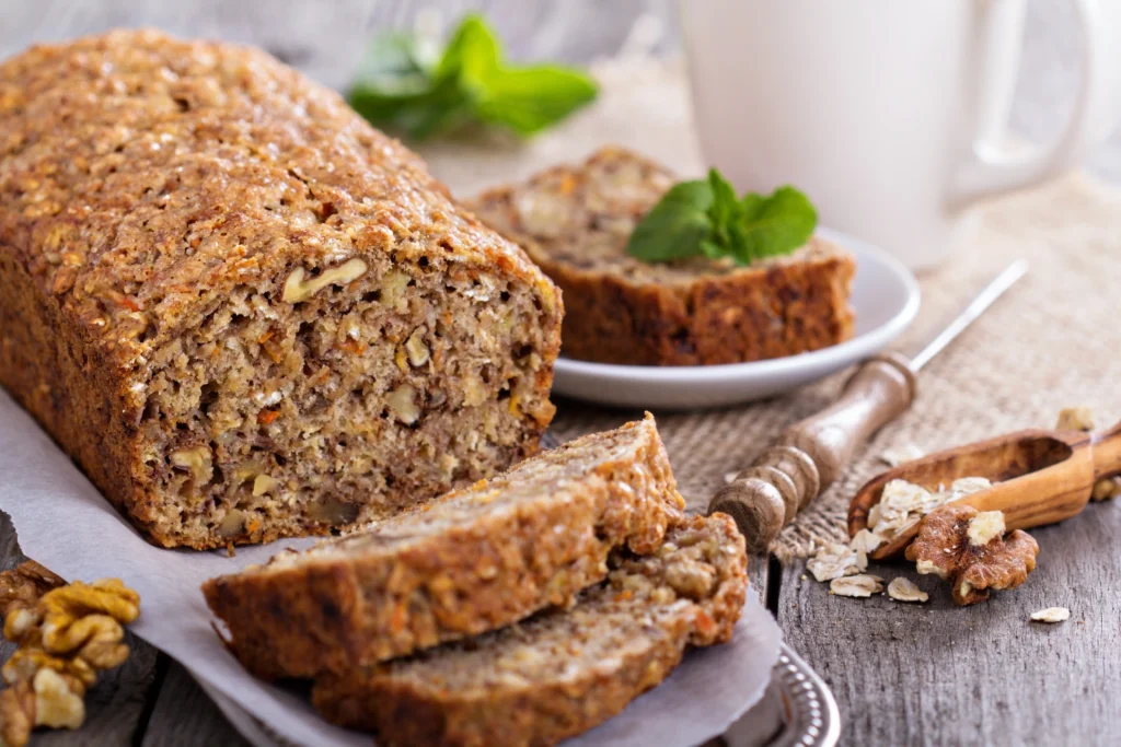 date and walnut loaf cake